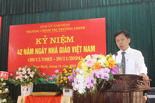 TRƯỜNG CHÍNH TRỊ TRƯỜNG CHINH TỔ CHỨC KỶ NIỆM 42 NĂM NGÀY NHÀ GIÁO VIỆT NAM (20/11/1982 - 20/11/2024)
